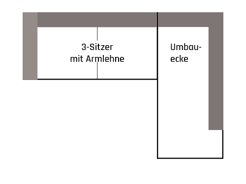 Ecksofa UM Large R