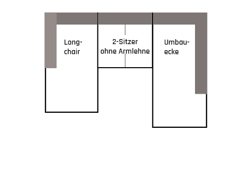 Wohnlandschaft LUM Small R