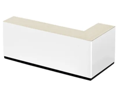Holzfuß metallummantelt (SH45)