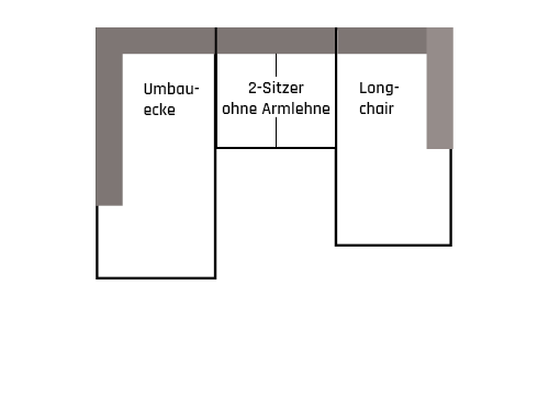 Wohnlandschaft UML Small L