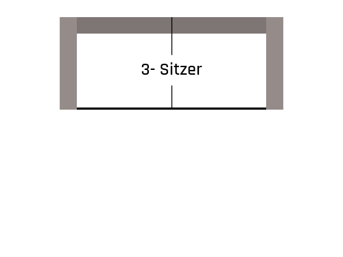 3-Sitzer Sofa