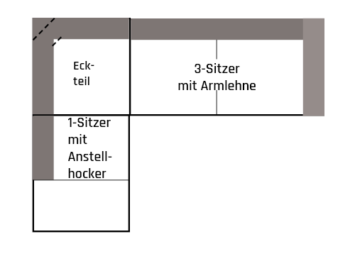 Ecksofa UM Large Plus L