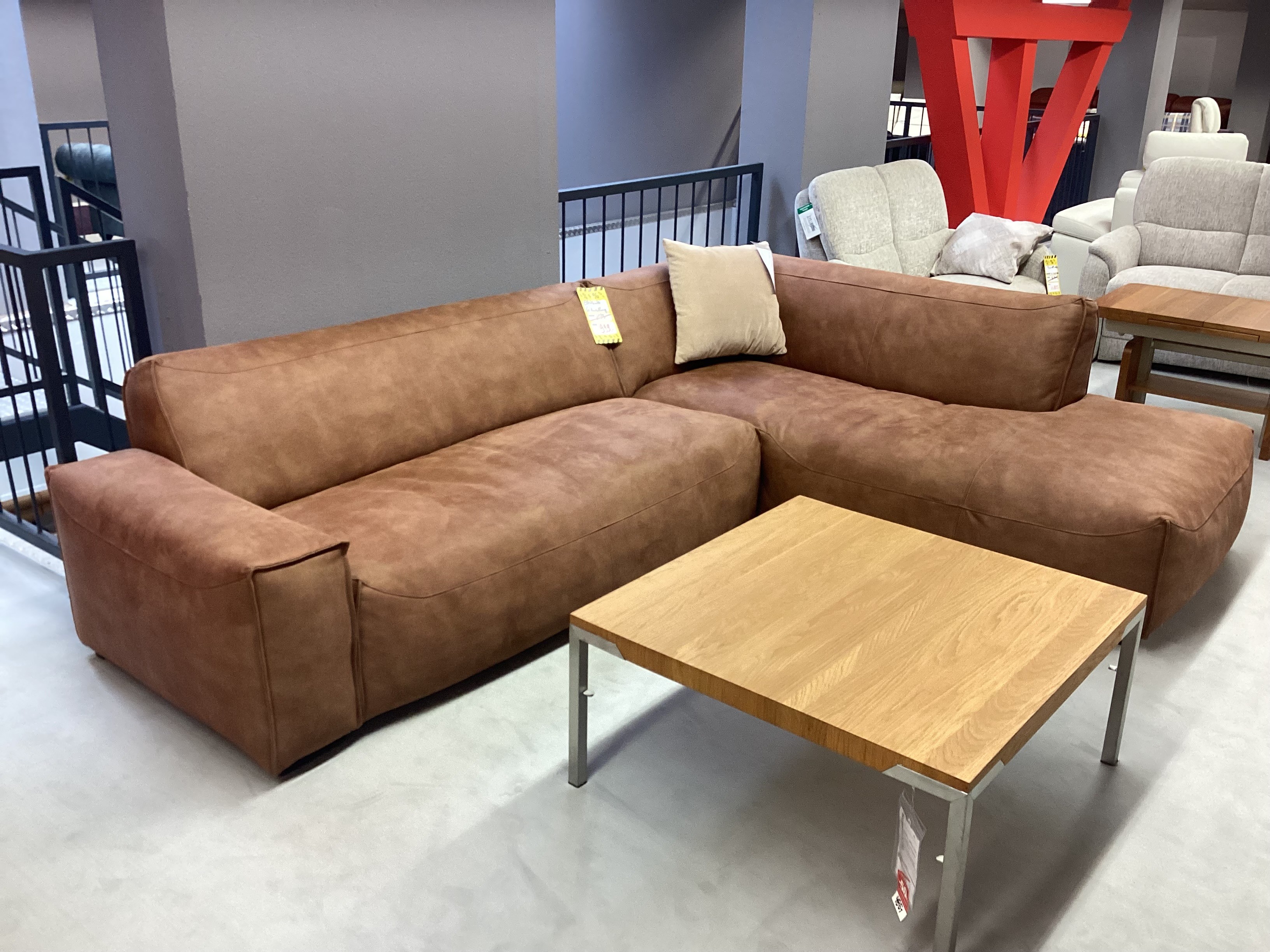 Eckkombination in Leder Textilmix zum Top Preis!!