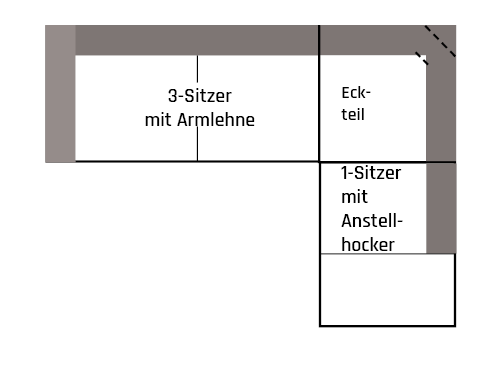 Ecksofa UM Large R
