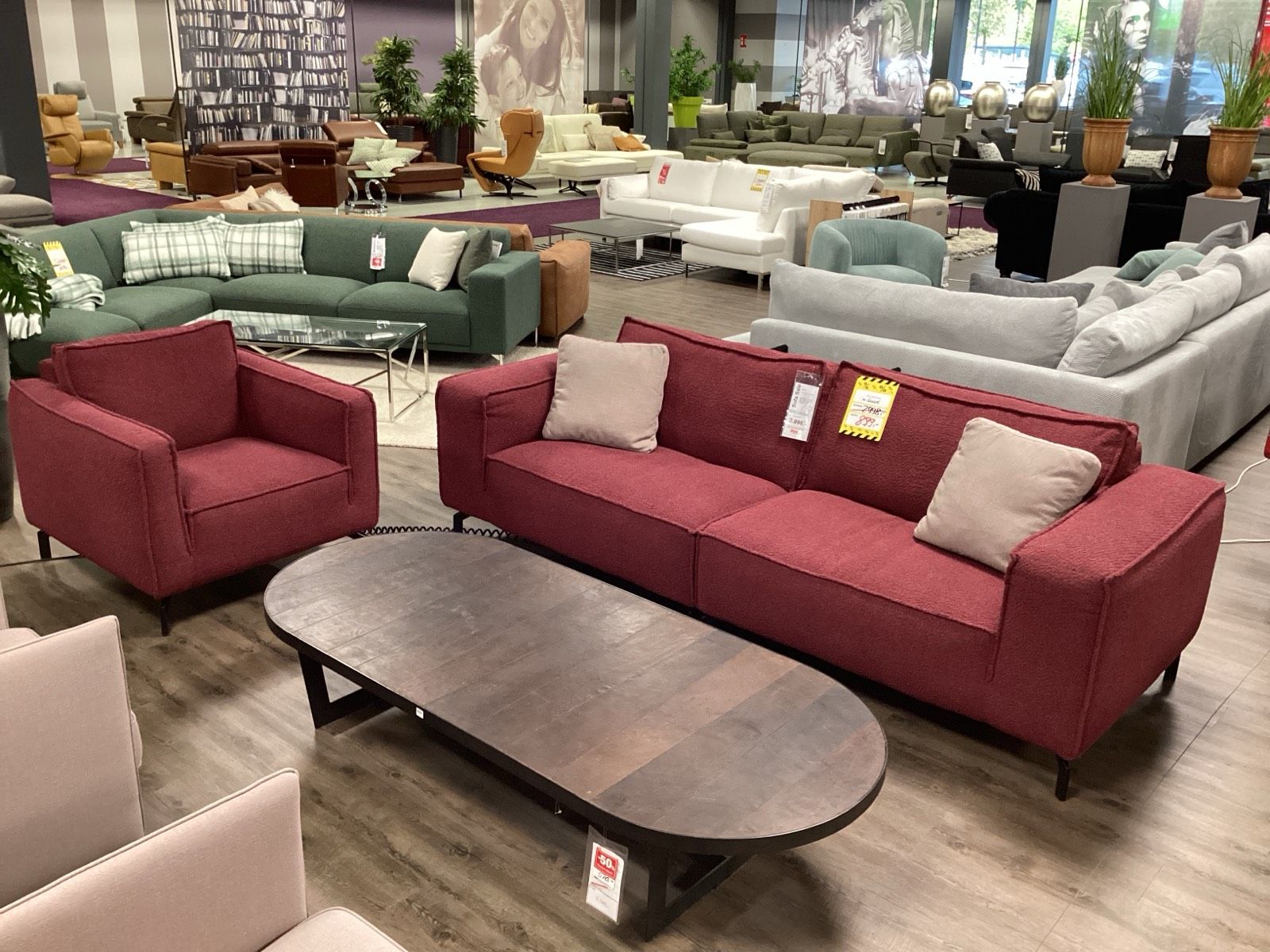 Sofa Couch mit Einzelsessel Scandic Loft Sofa Couch mit Einzelsessel Scandic Loft