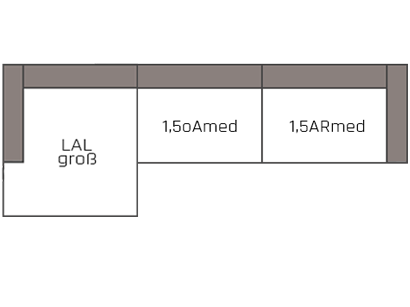 Ecksofa LOgroß 2MD L