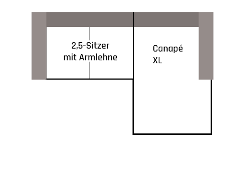 CanapéXL Medium R