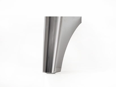 Metallfuß chrom 9cm 