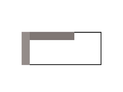 Recamiere 90 mit Bettkasten links