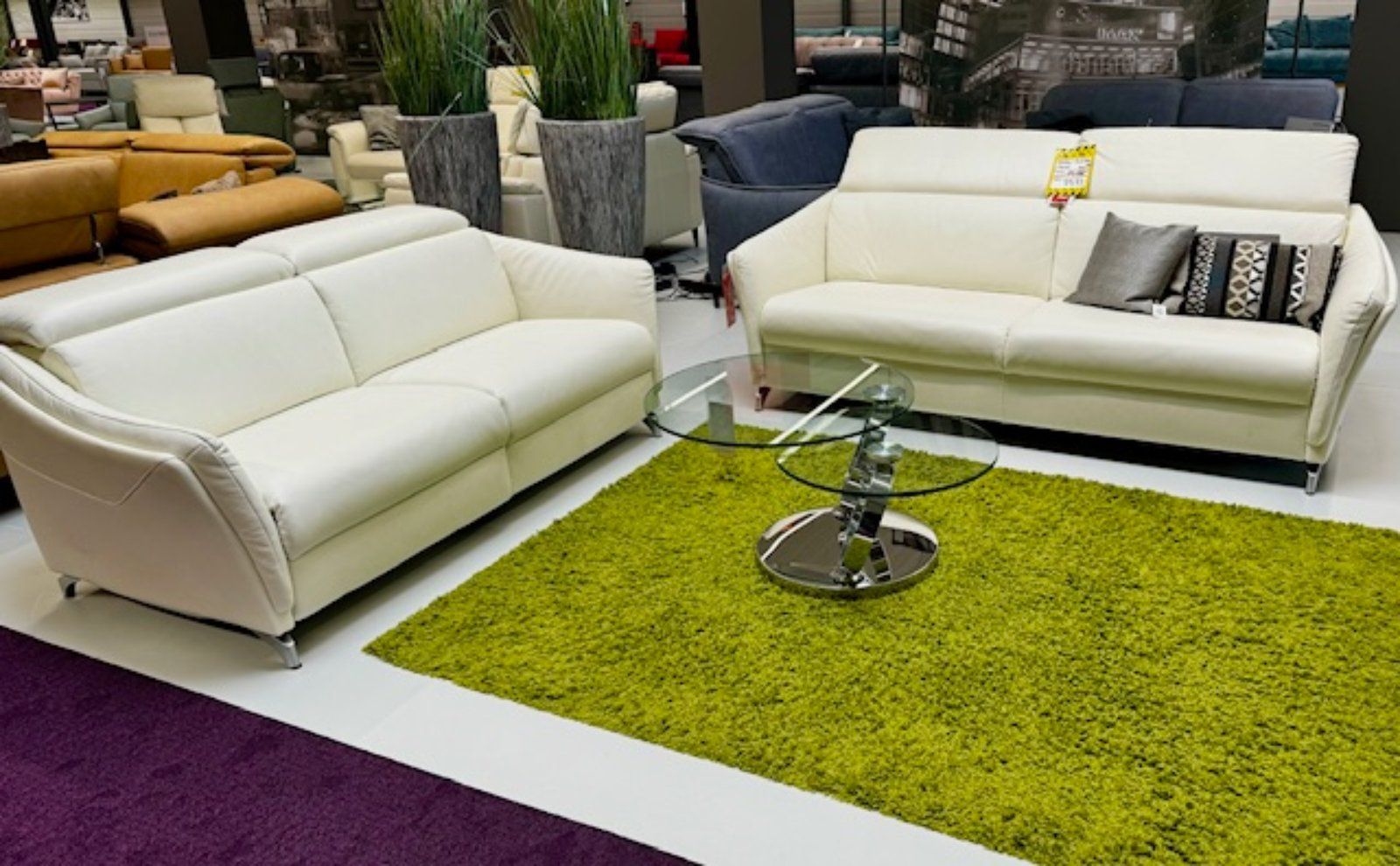 Sofa Couch Ecksofa Himolla Lucca Longlife Leder