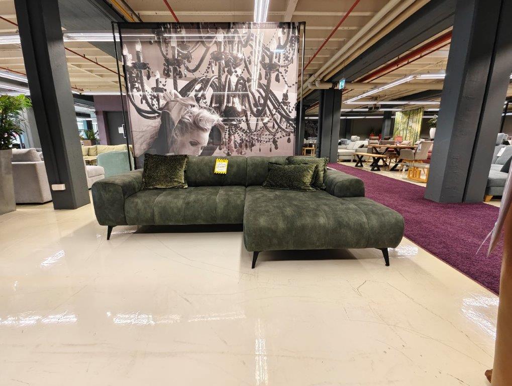 Eckkombination Manola in Stoff grün Eckkombination Manola in Stoff grün