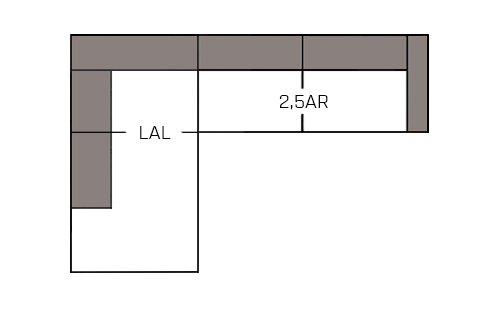 Longchair Medium L