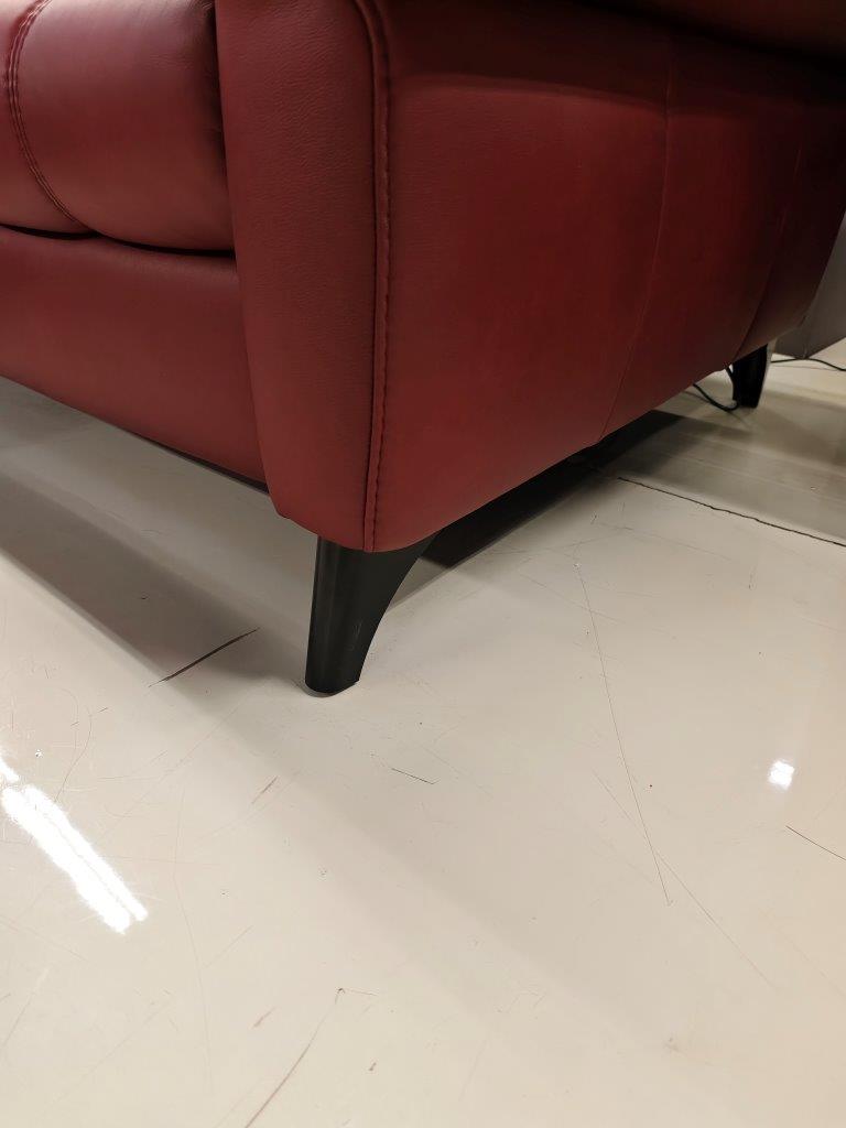 Ecksofa Polsteria Lentini Leder bordeaux Ecksofa Polsteria Lentini Leder bordeaux