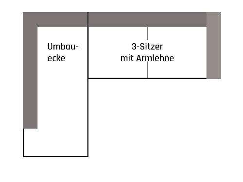 Ecksofa UM Large L