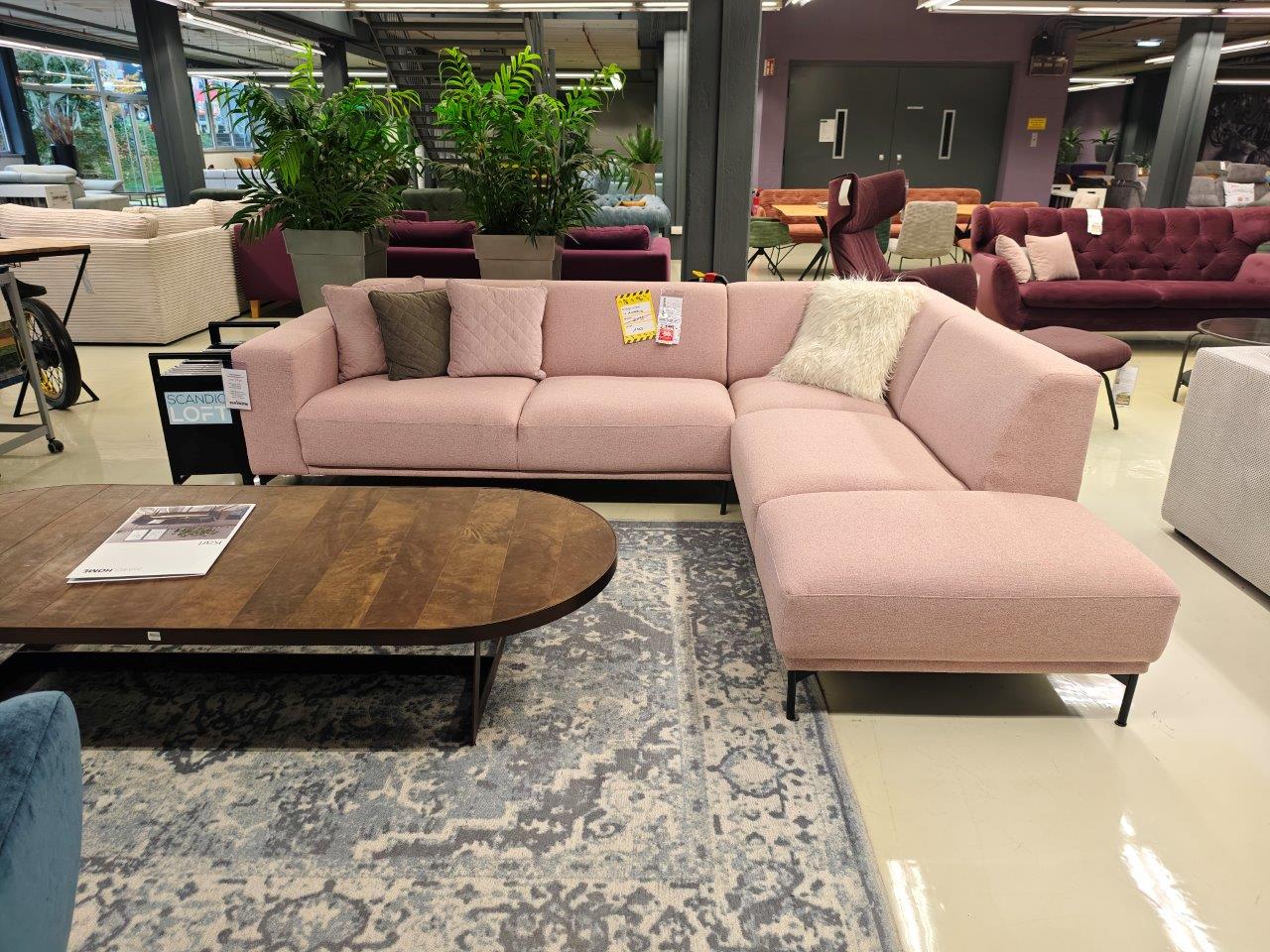 Sofa Couch Polstergarnitur Viborg zeitloses Design