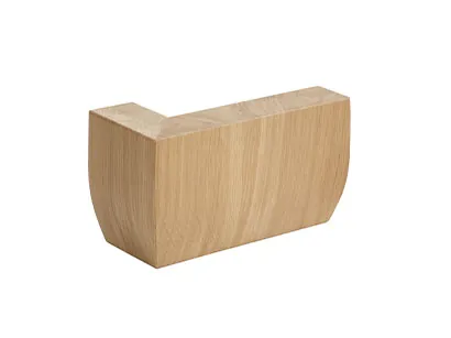 Hokzfuß Wildeiche geölt 11cm
