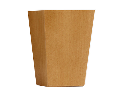 Holzfuß Kernbuchefarbig