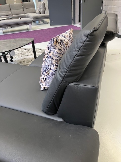 Sofa Couch Ecksofa Leder Mila