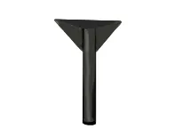 Metallfuß schwarz