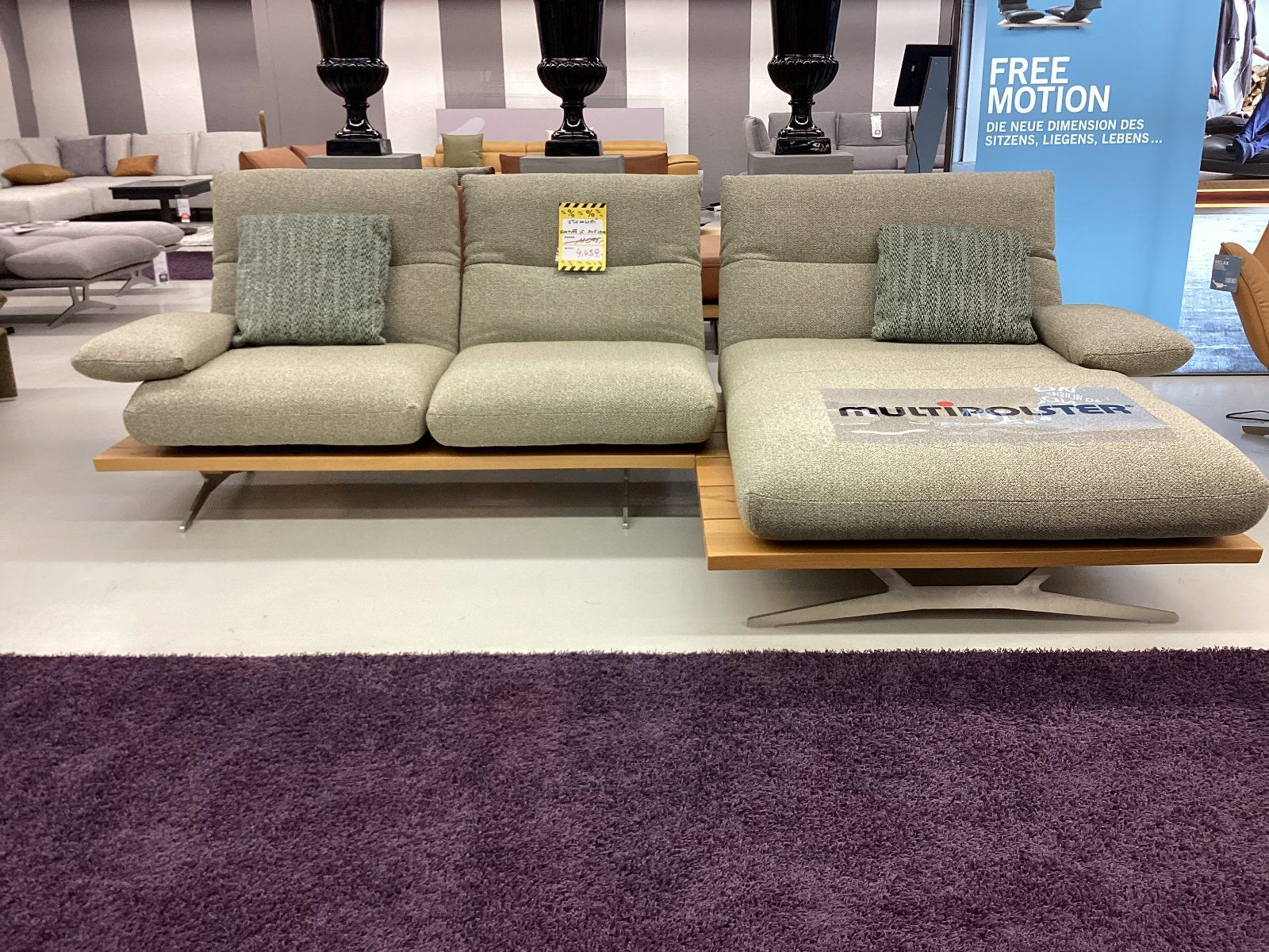 Sofa Couch Ecksofa Koinor Mary Stoff Q2 Grün Sofa Couch Ecksofa Koinor Mary Stoff Q2 Grün