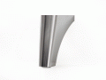 Metallfuß chrom 9cm 