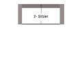 2-Sitzer Sofa